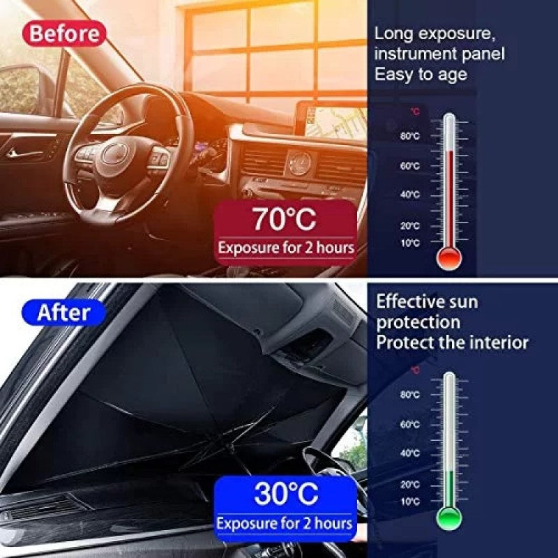 Car Front Sun Shade Umbrella Window Cover
