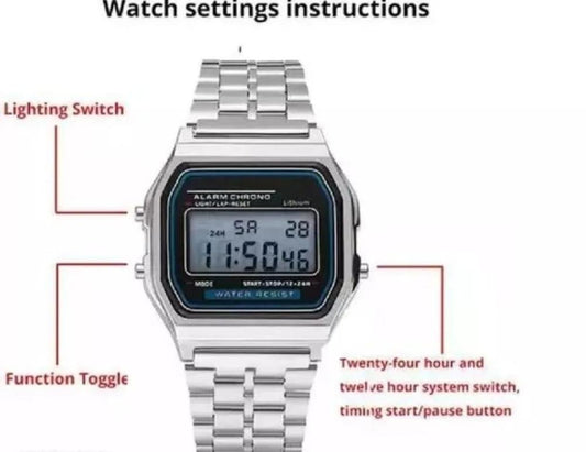 Men's Old Money Digital Watch
