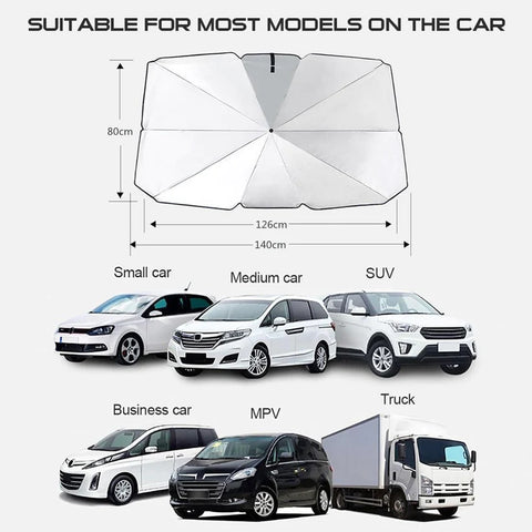 Car Front Sun Shade Umbrella Window Cover