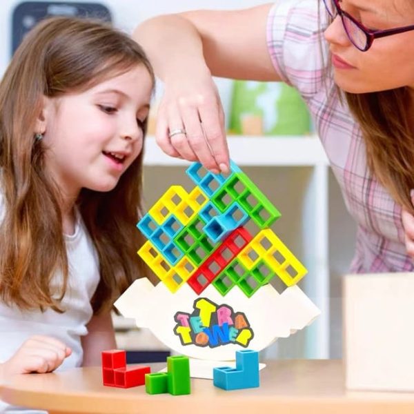 Tetra Tower Balance Game - Educational Puzzle for Kids