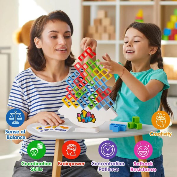 Tetra Tower Balance Game - Educational Puzzle for Kids