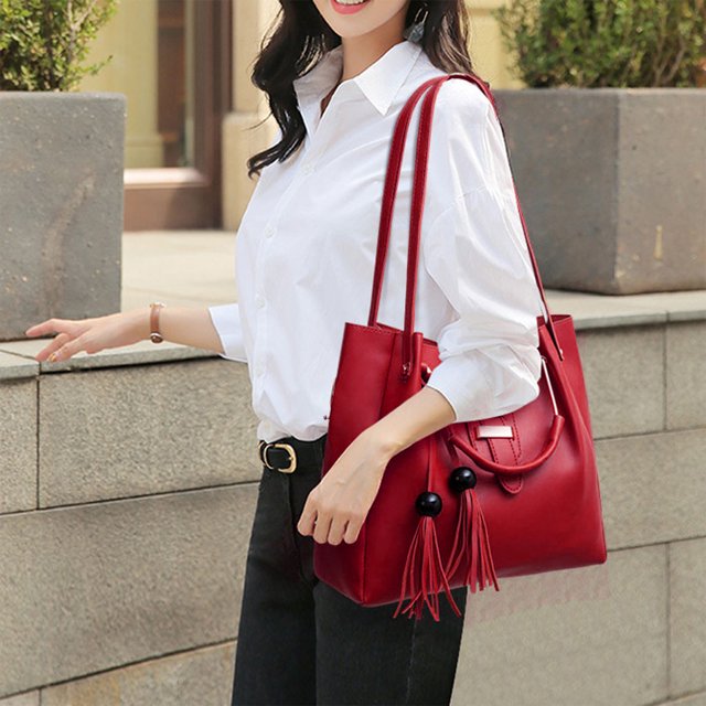 Luxury 3Pcs Leather HandBag - IMPORTED QUALITY