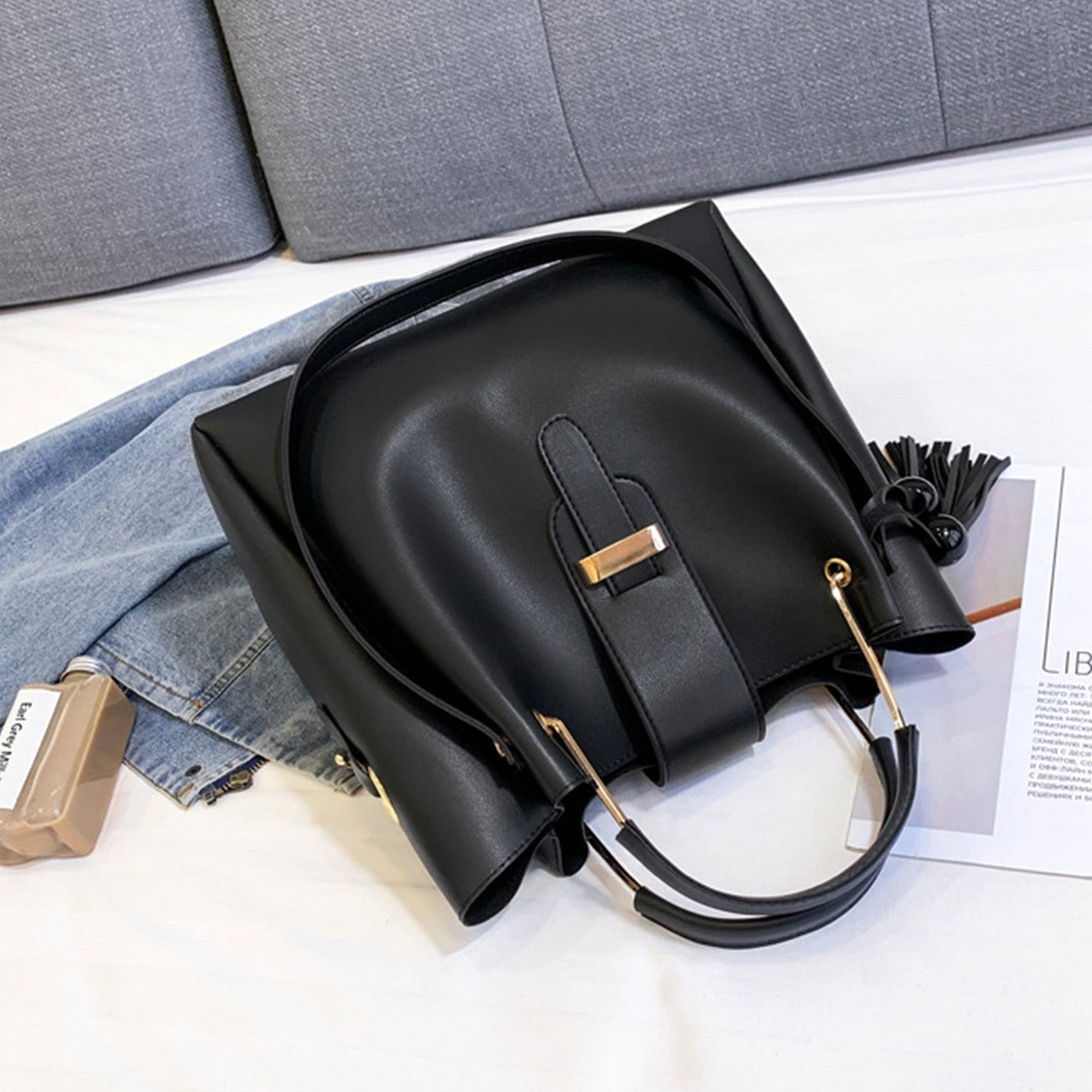 Luxury 3Pcs Leather HandBag - IMPORTED QUALITY