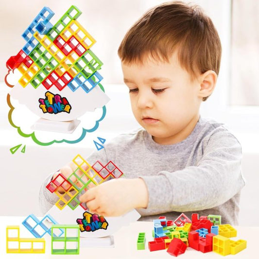 Tetra Tower Balance Game - Educational Puzzle for Kids