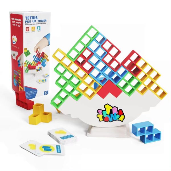 Tetra Tower Balance Game - Educational Puzzle for Kids